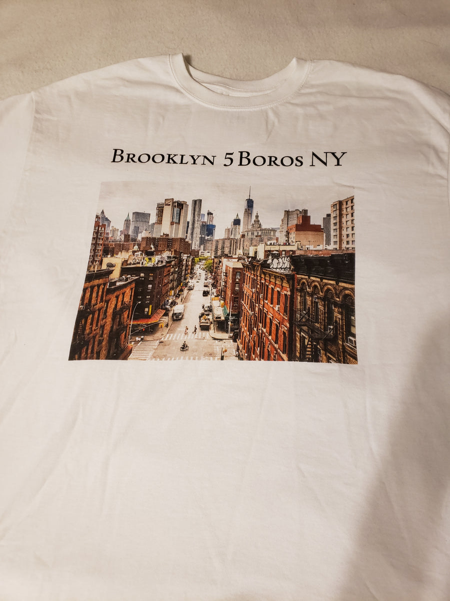 Brooklyn Classic. Available in black or white 5 Boro Clothing