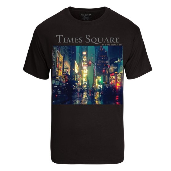 Times Square. Available in black or white