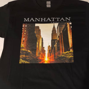 Manhattan. Available in black or white